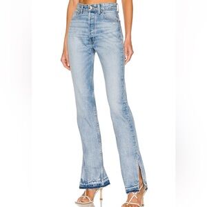 EB Denim Blue Flare Wide Leg Jeans